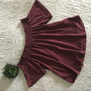 Off the shoulder top